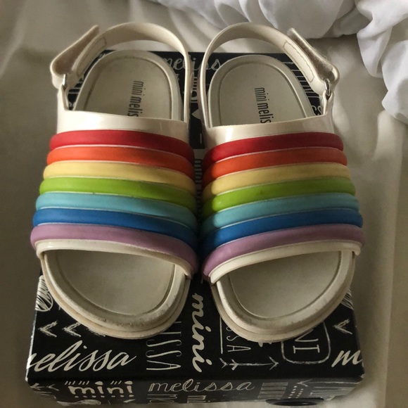 Slightly used Mini Melissa size 8. special edition - Picture 1 of 5